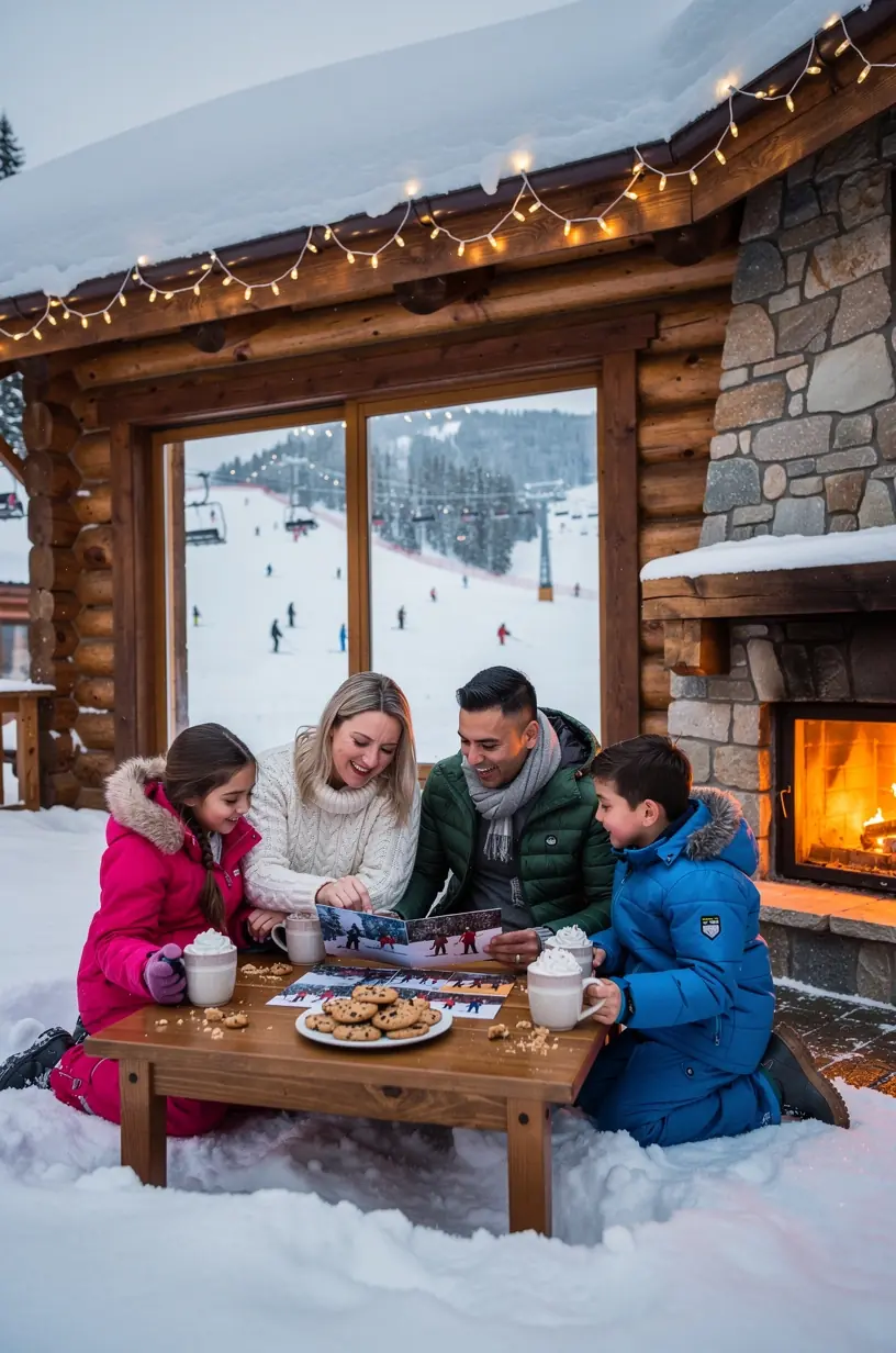 Уютное кафе на живописном маршруте США с зонами для фотографий и моментальной печатью сувениров.